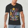 Special Education ASL Teacher Superpower DHH Teacher Men's V-Neck T-Shirt, novelty gifts, funny gifts Special Education ASL Teacher Superpower DHH Teacher Men's V-Neck T-Shirt, novelty gifts, funny gifts