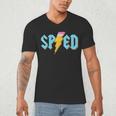 Special Education SPED Rocks Teacher Back To School Rock Men's V-Neck T-Shirt, novelty gifts, funny gifts Special Education SPED Rocks Teacher Back To School Rock Men's V-Neck T-Shirt, novelty gifts, funny gifts
