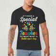 Special Teacher To Hear Child Cant Say Autism Awareness Sped Men's V-Neck T-Shirt, novelty gifts, funny gifts