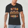 Sped Teacher Gobble Squad Thanksgiving Special Education Men's V-Neck T-Shirt, novelty gifts, funny gifts Sped Teacher Gobble Squad Thanksgiving Special Education Men's V-Neck T-Shirt, novelty gifts, funny gifts