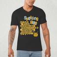 Spelling Bee Kind Positive Kindness Women Teacher Men's V-Neck T-Shirt, novelty gifts, funny gifts