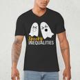 Spooky Ghost Inequalities Halloween Math Teacher Men's V-Neck T-Shirt, novelty gifts, funny gifts Spooky Ghost Inequalities Halloween Math Teacher Men's V-Neck T-Shirt, novelty gifts, funny gifts