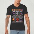Spooky Syllables Teacher Halloween Educational Kids Men's V-Neck T-Shirt, novelty gifts, funny gifts