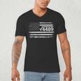 Square Root 4489 Slang Math Teacher Six Seven 6 7 USA Flag Men's V-Neck T-Shirt, novelty gifts, funny gifts