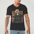 St Jean Baptiste De La Salle Patron Saint Education Teachers Men's V-Neck T-Shirt, novelty gifts, funny gifts