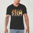 STEM Teacher Thanksgiving Grateful Educator Science Class Men's V-Neck T-Shirt, novelty gifts, funny gifts