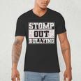 Stomp Out Bullying Back To School Education Teacher Men's V-Neck T-Shirt, novelty gifts, funny gifts Stomp Out Bullying Back To School Education Teacher Men's V-Neck T-Shirt, novelty gifts, funny gifts