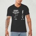 Stop You'Re Under A Rest Music Teacher Men's V-Neck T-Shirt, novelty gifts, funny gifts