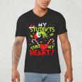 My Students Stole My Heart Teacher Holiday Merry Christmas Men's V-Neck T-Shirt, novelty gifts, funny gifts My Students Stole My Heart Teacher Holiday Merry Christmas Men's V-Neck T-Shirt, novelty gifts, funny gifts
