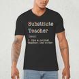Substitute Teacher Like A Normal Teacher But Cooler Men's V-Neck T-Shirt, novelty gifts, funny gifts Substitute Teacher Like A Normal Teacher But Cooler Men's V-Neck T-Shirt, novelty gifts, funny gifts