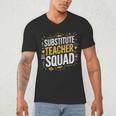 Substitute Teacher Squad Sub Teacher Substitute Teaching Men's V-Neck T-Shirt, novelty gifts, funny gifts Substitute Teacher Squad Sub Teacher Substitute Teaching Men's V-Neck T-Shirt, novelty gifts, funny gifts