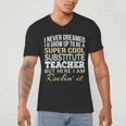 Substitute Teacher T Shirt School Tee Men's V-Neck T-Shirt, novelty gifts, funny gifts Substitute Teacher T Shirt School Tee Men's V-Neck T-Shirt, novelty gifts, funny gifts