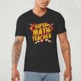 Super Math Teacher Educational Superhero Men's V-Neck T-Shirt, novelty gifts, funny gifts Super Math Teacher Educational Superhero Men's V-Neck T-Shirt, novelty gifts, funny gifts