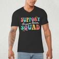 Support Dream Services Team Groovy Teacher Support Squad Men's V-Neck T-Shirt, novelty gifts, funny gifts Support Dream Services Team Groovy Teacher Support Squad Men's V-Neck T-Shirt, novelty gifts, funny gifts