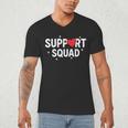 Support Squad Cute Heart Supportive Teacher Team Member Men's V-Neck T-Shirt, novelty gifts, funny gifts Support Squad Cute Heart Supportive Teacher Team Member Men's V-Neck T-Shirt, novelty gifts, funny gifts