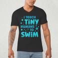 Swimming Teacher I Teach Tiny Humans To Swim Swim Instructor Men's V-Neck T-Shirt, novelty gifts, funny gifts Swimming Teacher I Teach Tiny Humans To Swim Swim Instructor Men's V-Neck T-Shirt, novelty gifts, funny gifts