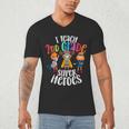 I Teach 2nd Grade Superheroes Back To School Teacher Men Women Girls Kids Men's V-Neck T-Shirt, novelty gifts, funny gifts I Teach 2nd Grade Superheroes Back To School Teacher Men Women Girls Kids Men's V-Neck T-Shirt, novelty gifts, funny gifts