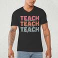 Teach Compassion Kindness Confidence For Teacher Men's V-Neck T-Shirt, novelty gifts, funny gifts Teach Compassion Kindness Confidence For Teacher Men's V-Neck T-Shirt, novelty gifts, funny gifts