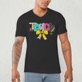 Teach Coquette Bow Teacher Back To School Happy First Day Men's V-Neck T-Shirt, novelty gifts, funny gifts Teach Coquette Bow Teacher Back To School Happy First Day Men's V-Neck T-Shirt, novelty gifts, funny gifts
