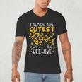 I Teach The Cutest Bees In The Beehive Teacher Men's V-Neck T-Shirt, novelty gifts, funny gifts I Teach The Cutest Bees In The Beehive Teacher Men's V-Neck T-Shirt, novelty gifts, funny gifts