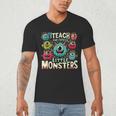 I Teach The Cutest Little Monsters Teacher Halloween Outfit Men's V-Neck T-Shirt, novelty gifts, funny gifts I Teach The Cutest Little Monsters Teacher Halloween Outfit Men's V-Neck T-Shirt, novelty gifts, funny gifts