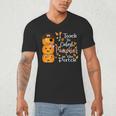 I Teach The Cutest Pumpkins Halloween Shirt For Teachers Men's V-Neck T-Shirt, novelty gifts, funny gifts I Teach The Cutest Pumpkins Halloween Shirt For Teachers Men's V-Neck T-Shirt, novelty gifts, funny gifts