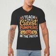 I Teach The Cutest Pumpkins Tshirt Halloween Teacher Men's V-Neck T-Shirt, novelty gifts, funny gifts I Teach The Cutest Pumpkins Tshirt Halloween Teacher Men's V-Neck T-Shirt, novelty gifts, funny gifts