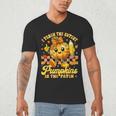 I Teach The Cutest Pumpkins In The Patch Teacher Halloween Men's V-Neck T-Shirt, novelty gifts, funny gifts