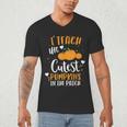 I Teach The Cutest Pumpkins In The Patch Teacher School For Men Women Kids Men's V-Neck T-Shirt, novelty gifts, funny gifts I Teach The Cutest Pumpkins In The Patch Teacher School For Men Women Kids Men's V-Neck T-Shirt, novelty gifts, funny gifts