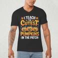 I Teach The Cutest Pumpkins Shirt Teachers Halloween Men's V-Neck T-Shirt, novelty gifts, funny gifts I Teach The Cutest Pumpkins Shirt Teachers Halloween Men's V-Neck T-Shirt, novelty gifts, funny gifts