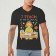 I Teach In My Pajamas Crayon Home School Teacher PJs Men's V-Neck T-Shirt, novelty gifts, funny gifts I Teach In My Pajamas Crayon Home School Teacher PJs Men's V-Neck T-Shirt, novelty gifts, funny gifts