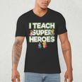I Teach Superheroes School Teacher Professor Men's V-Neck T-Shirt, novelty gifts, funny gifts I Teach Superheroes School Teacher Professor Men's V-Neck T-Shirt, novelty gifts, funny gifts