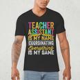 Teacher Assistant Is My Name Coordinating Teacher Aide For Men Women Men's V-Neck T-Shirt, novelty gifts, funny gifts Teacher Assistant Is My Name Coordinating Teacher Aide For Men Women Men's V-Neck T-Shirt, novelty gifts, funny gifts
