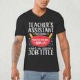 Teacher Assistant Teaching School Ninja Appreciation Men's V-Neck T-Shirt, novelty gifts, funny gifts