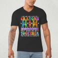 Teacher We Are Like A Box Of Crayons Back To School Men Women Kids Men's V-Neck T-Shirt, novelty gifts, funny gifts
