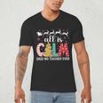 Teacher All Calm Said No Teacher Christmas Pencil Tree Men's V-Neck T-Shirt, novelty gifts, funny gifts