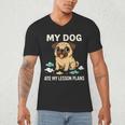 Teacher My Dog Ate My Lesson Plans School Staff Men's V-Neck T-Shirt, novelty gifts, funny gifts