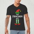 The Teacher Elf Family Matching Group Idea Christmas Men's V-Neck T-Shirt, novelty gifts, funny gifts The Teacher Elf Family Matching Group Idea Christmas Men's V-Neck T-Shirt, novelty gifts, funny gifts