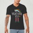 The Teacher Elf Shirt Matching Family Christmas Elf Men Women Kids Men's V-Neck T-Shirt, novelty gifts, funny gifts The Teacher Elf Shirt Matching Family Christmas Elf Men Women Kids Men's V-Neck T-Shirt, novelty gifts, funny gifts