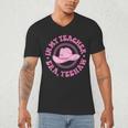 In My Teacher Era Yeehaw Pink Teacher Western Cowgirl Men's V-Neck T-Shirt, novelty gifts, funny gifts In My Teacher Era Yeehaw Pink Teacher Western Cowgirl Men's V-Neck T-Shirt, novelty gifts, funny gifts