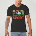 Teacher Is My Favorite Sport Teacher Teaching Lover Men's V-Neck T-Shirt, novelty gifts, funny gifts Teacher Is My Favorite Sport Teacher Teaching Lover Men's V-Neck T-Shirt, novelty gifts, funny gifts