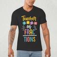 Teacher Of Fractions For Math Teacher Men's V-Neck T-Shirt, novelty gifts, funny gifts Teacher Of Fractions For Math Teacher Men's V-Neck T-Shirt, novelty gifts, funny gifts