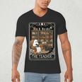 The Teacher Ghost Book Reading Books Lover Halloween Men's V-Neck T-Shirt, novelty gifts, funny gifts