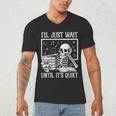 Teacher Halloween Shirt I'Ll Just Wait Until It's Quiet Men's V-Neck T-Shirt, novelty gifts, funny gifts Teacher Halloween Shirt I'Ll Just Wait Until It's Quiet Men's V-Neck T-Shirt, novelty gifts, funny gifts