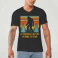 A Teacher Like Me Is Hard To Find Bigfoot Teacher Men's V-Neck T-Shirt, novelty gifts, funny gifts A Teacher Like Me Is Hard To Find Bigfoot Teacher Men's V-Neck T-Shirt, novelty gifts, funny gifts