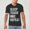 Teacher Hiking Shirt Teaching Hiker T Shirt Men's V-Neck T-Shirt, novelty gifts, funny gifts