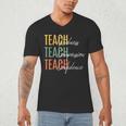 Teacher Kindness Compassion Confidence Teaching Men's V-Neck T-Shirt, novelty gifts, funny gifts Teacher Kindness Compassion Confidence Teaching Men's V-Neck T-Shirt, novelty gifts, funny gifts