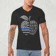 This Teacher Loves Her Police Officer Wife Saying Men's V-Neck T-Shirt, novelty gifts, funny gifts