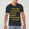 Teacher Or Professor Essay Thesis Writing Joke For Men Women Men's V-Neck T-Shirt, novelty gifts, funny gifts Teacher Or Professor Essay Thesis Writing Joke For Men Women Men's V-Neck T-Shirt, novelty gifts, funny gifts