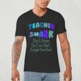 Teacher Shark Don't Stress Do Your Best Forget The Rest Men's V-Neck T-Shirt, novelty gifts, funny gifts